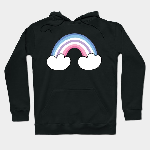 Bigender pride flag Hoodie by snowshade